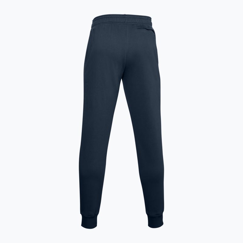 Pánské kalhoty Under Armour Rival Fleece Joggers navy blue 6