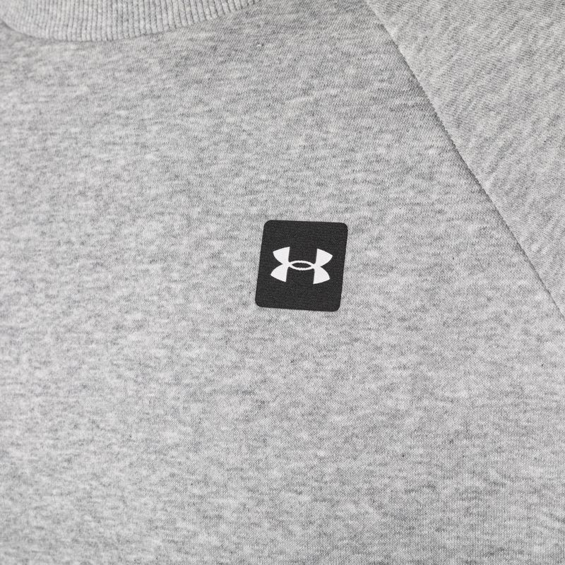 Pánská mikina Under Armour Rival Fleece Crew mod gray light heather/black 7