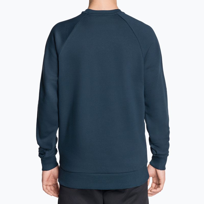 Pánská mikina Under Armour Rival Fleece Crew navy blue 4