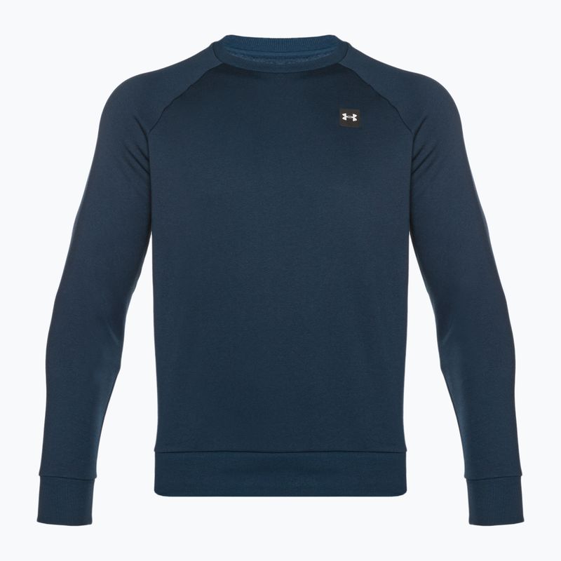 Pánská mikina Under Armour Rival Fleece Crew navy blue 9