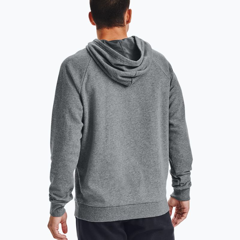 Pánská sportovní mikina Under Armour Rival Fleece Big Logo HD tmavě šedá 1357093-012 2