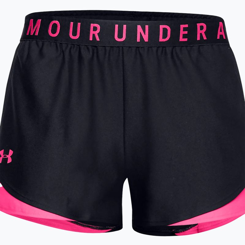 Dámské tréninkové šortky Under Armour Play Up 3.0 black/pink 1344552 3