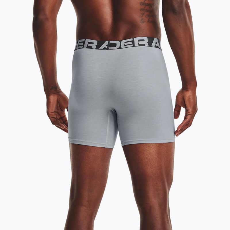 Pánské boxerky Under Armour Charged Cotton 6 in 3 Pack UAR-1363617011 9