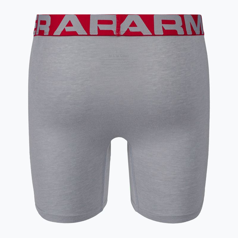 Pánské boxerky Under Armour Charged Cotton 6 in 3 Pack UAR-1363617011 5