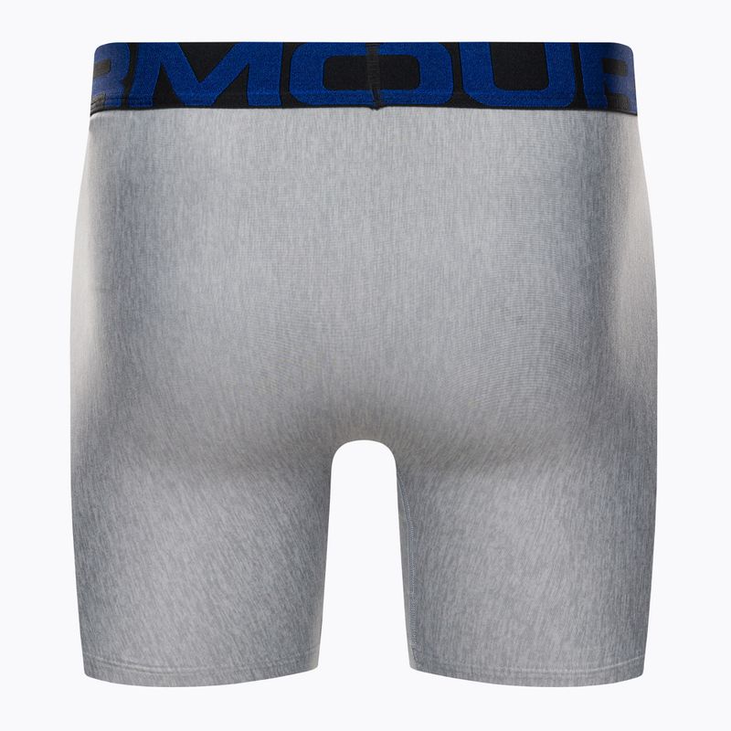 Pánské boxerky Under Armour Ua Tech 6In 2-Pack šedé 1363619-408 3