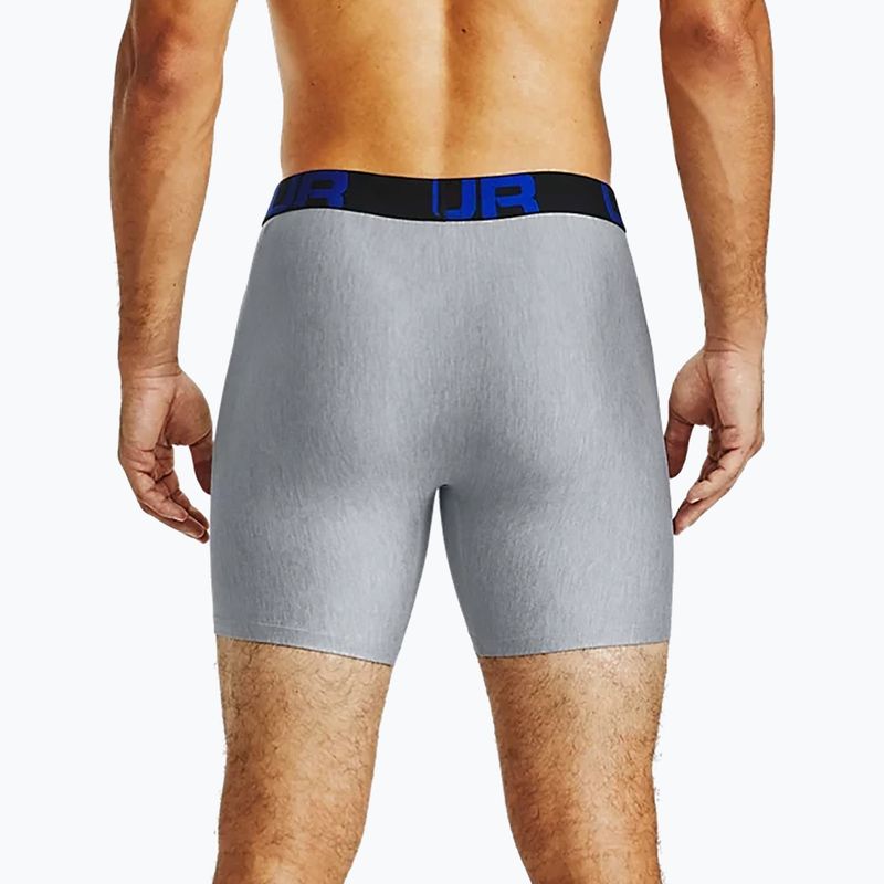 Pánské boxerky Under Armour Ua Tech 6In 2-Pack šedé 1363619-408 9