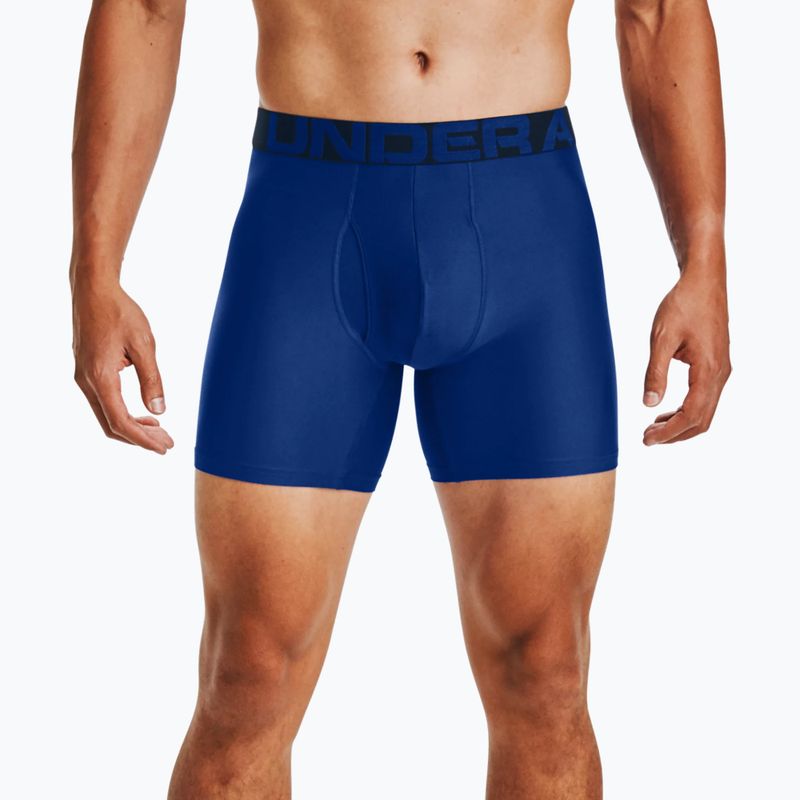 Pánské boxerky Under Armour Tech 6 in 2 Pack modré UAR-1363619400 6