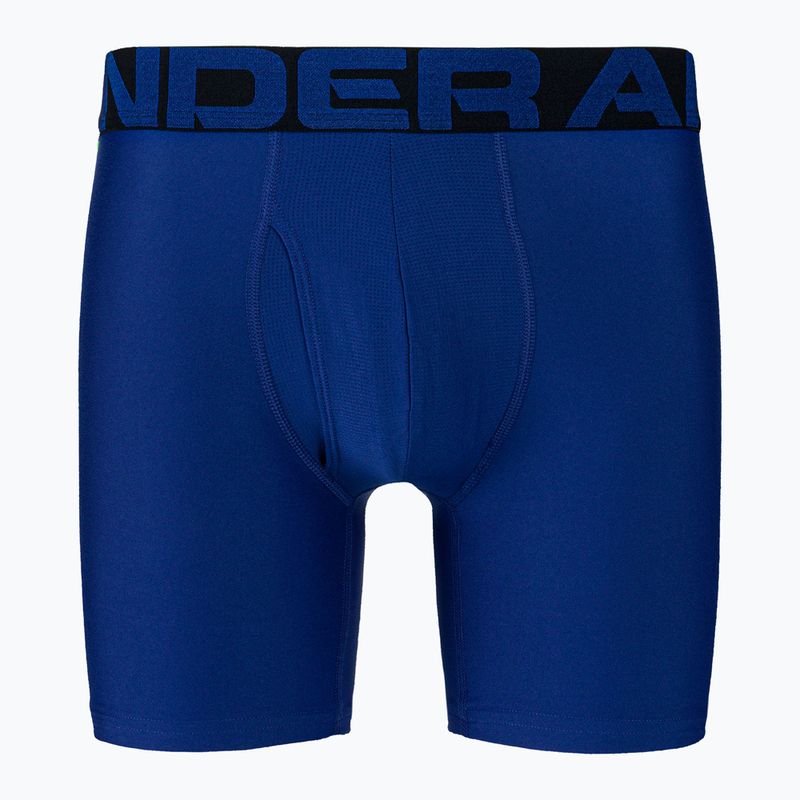 Pánské boxerky Under Armour Tech 6 in 2 Pack modré UAR-1363619400 2