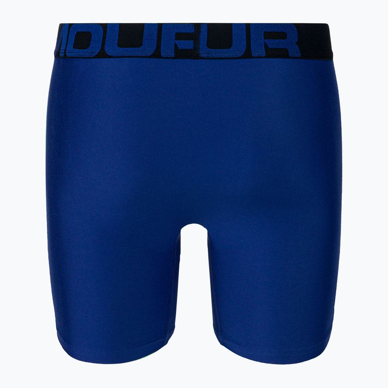 Pánské boxerky Under Armour Tech 6 in 2 Pack modré UAR-1363619400 3