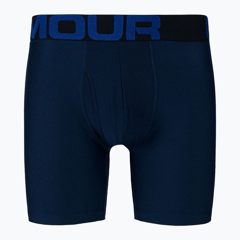 Pánské boxerky Under Armour Tech 6 in 2 Pack modré UAR-1363619400 4