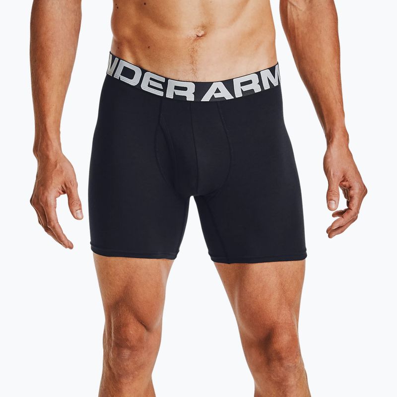 Pánské boxerky Under Armour Charged Cotton 6 3 ks. Balení černé 1363617 5