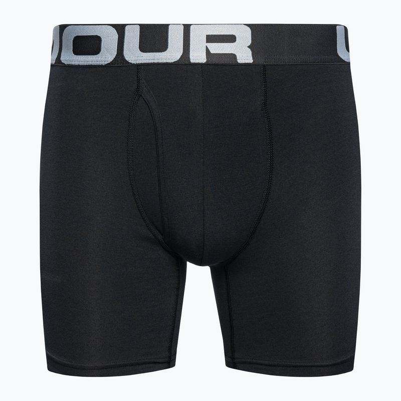 Pánské boxerky Under Armour Charged Cotton 6 3 ks. Balení černé 1363617 2