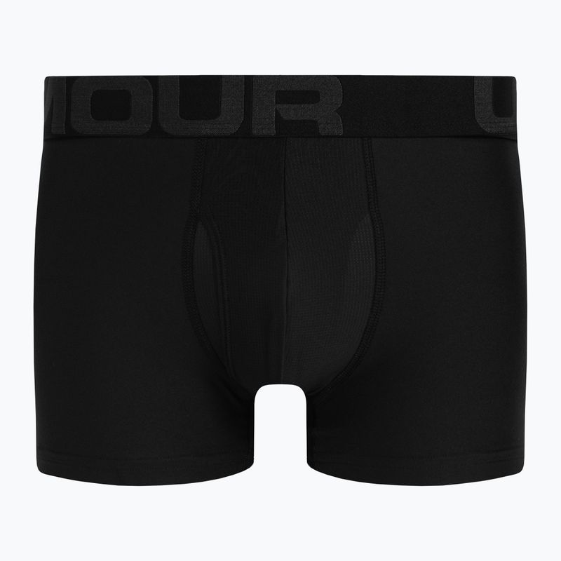 Pánské boxerky Under Armour Ua Tech 3In 2-Pak black 1363618-001 2