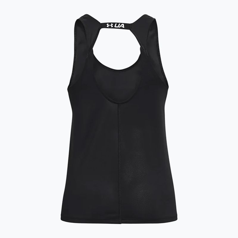Under Armour Fly By černé dámské běžecké tílko 1361394-001 4