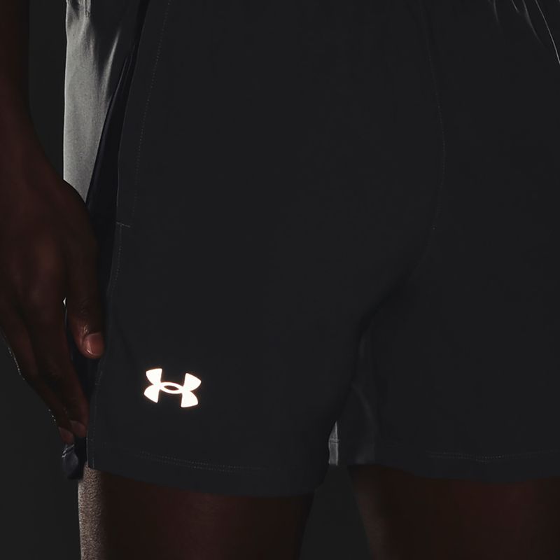 Pánské běžecké šortky Under Armour Launch Sw 5'' šedé 1361492 3