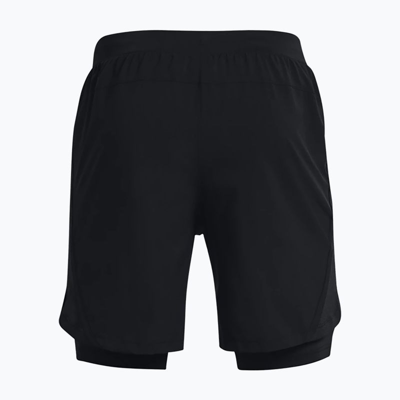 Under Armour Launch Sw 7'' 2N1 pánské běžecké šortky černé 1361497-001 2
