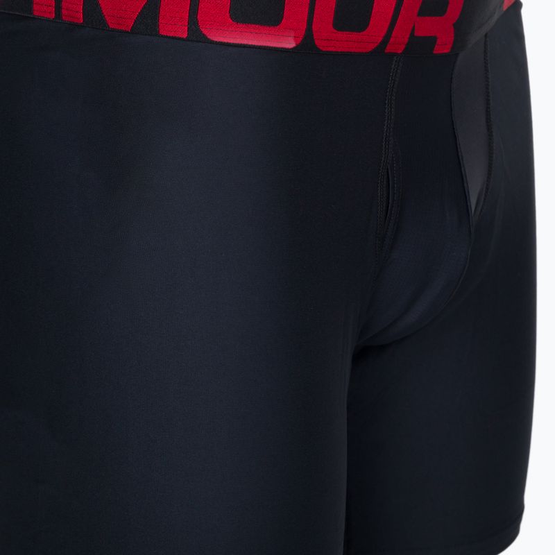 Pánské boxerky Under Armour Ua Tech 6In 2-Pack červená 1363619-600 4