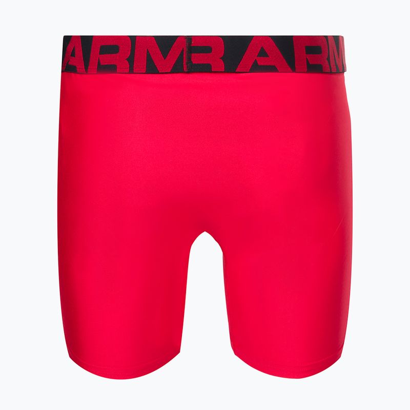 Pánské boxerky Under Armour Ua Tech 6In 2-Pack červená 1363619-600 6