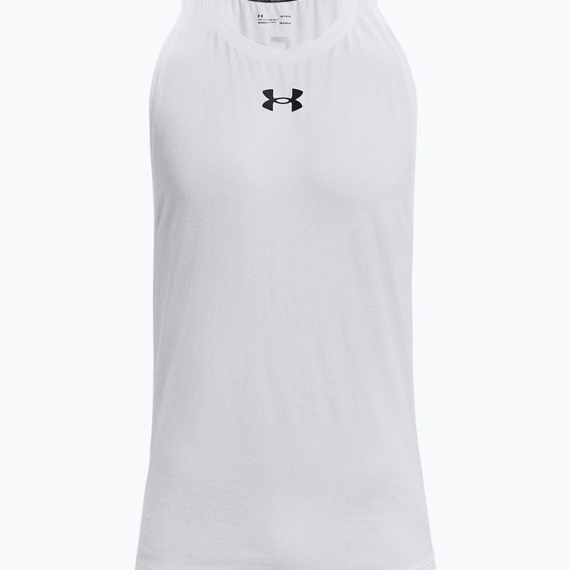 Pánský basketbalový míč Under Armour Baseline Cotton Tank 100 bílo-černá UAR-1361901100-100 5