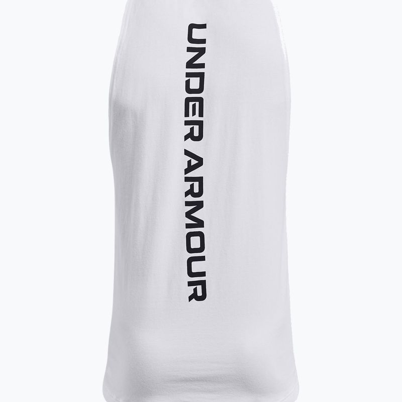 Pánský basketbalový míč Under Armour Baseline Cotton Tank 100 bílo-černá UAR-1361901100-100 6