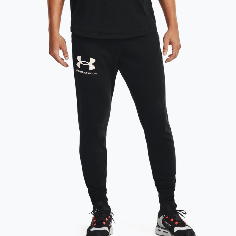 Under Armour pánské tepláky Ua Rival Terry Jogger 001 black 1361642-001