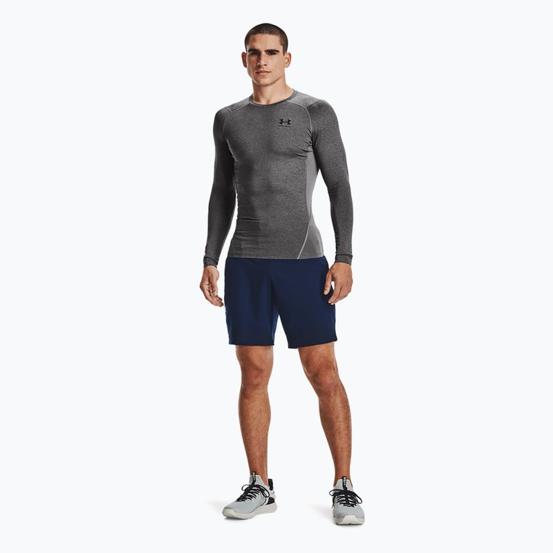 Pánské tričko Under Armour HG Armour Comp grey training longsleeve 1361524-090 2