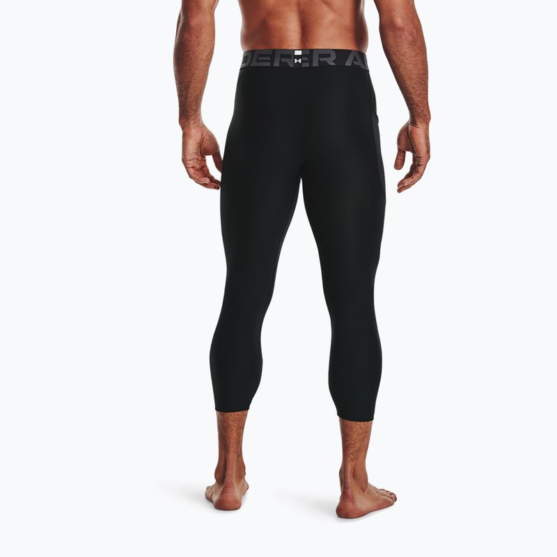 Pánské legíny Under Armour HG Armour 3/4 black/white 2