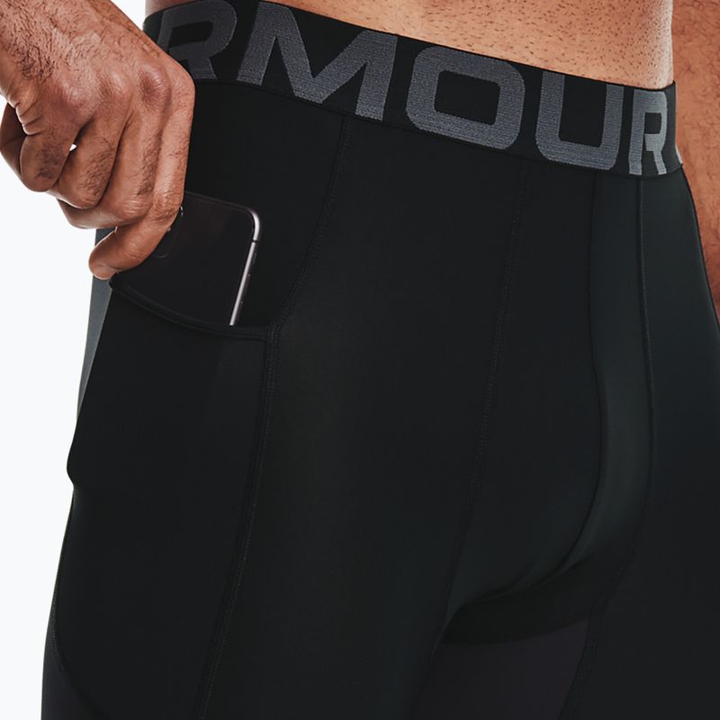 Pánské legíny Under Armour HG Armour 3/4 black/white 3