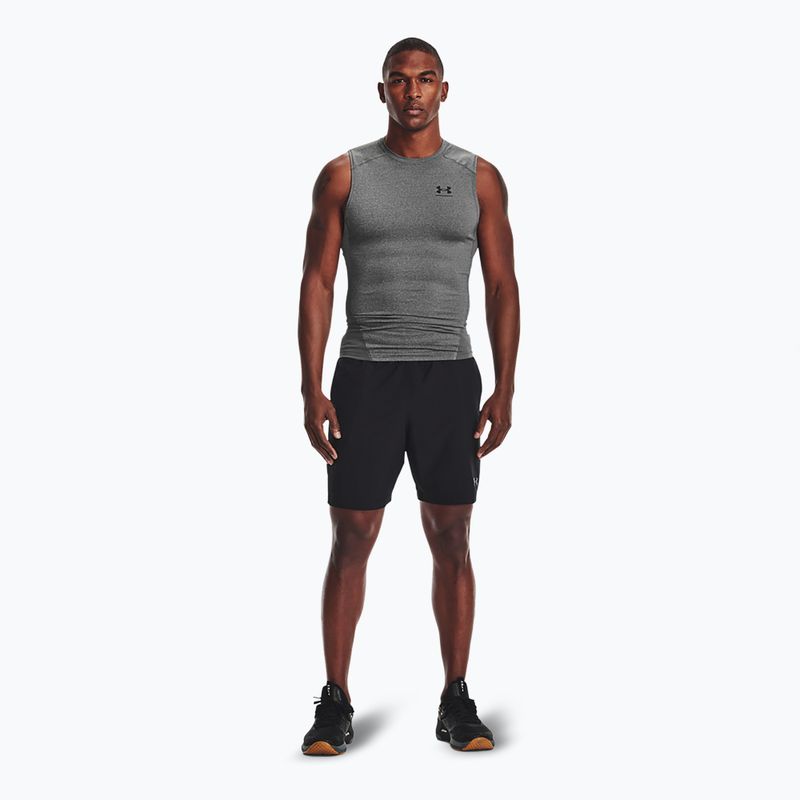 Pánské tréninkové tílko Under Armour Heat Gear Armour Comp Training Tank carbon heather/black 2