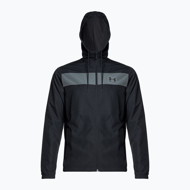 Under Armour Sportstyle Windbreaker pánská tréninková bunda černá 1361621