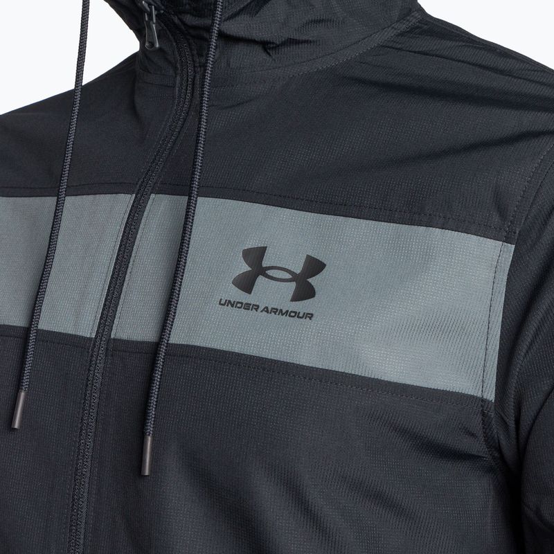 Under Armour Sportstyle Windbreaker pánská tréninková bunda černá 1361621 3