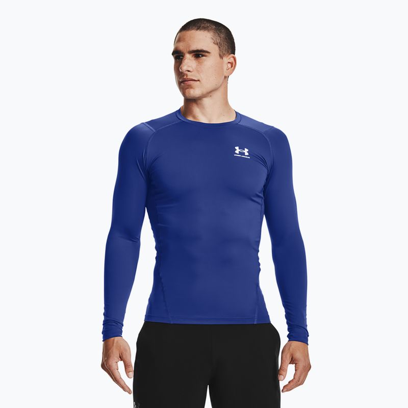 Under Armour pánské tričko s dlouhým rukávem Ua Hg Armour Comp LS navy blue 1361524-400