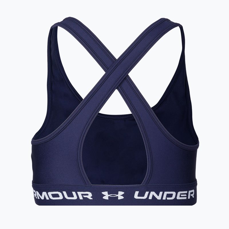 Fitness podprsenka Under Armour Crossback Mid tmavě modrá 1361034 2