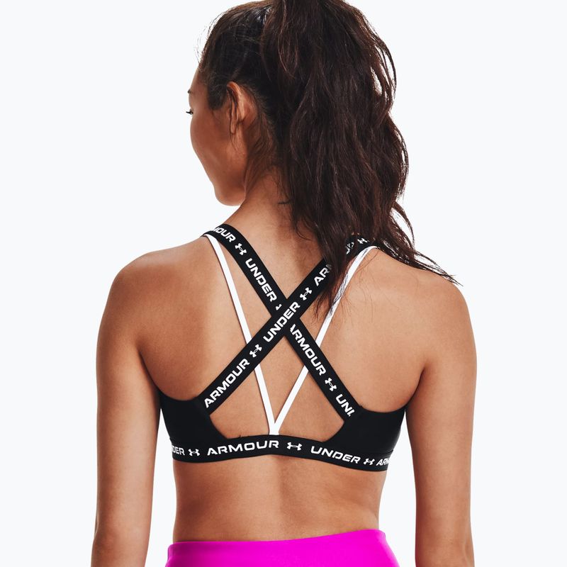 Under Armour Crossback Low fitness podprsenka černá 1361033-001 2