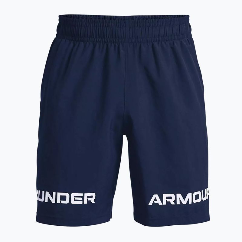 Under Armour UA Woven Graphic WM pánské tréninkové šortky tmavě modré 1361433-408 3