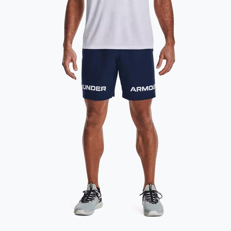 Under Armour UA Woven Graphic WM pánské tréninkové šortky tmavě modré 1361433-408