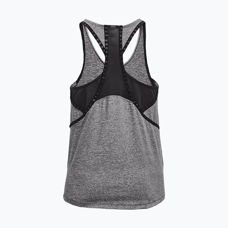 Dámské tréninkové tílko Under Armour UA Knockout Mesh Back Tank graphite 1360831 6