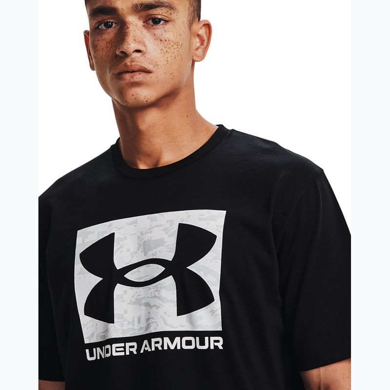 Pánské tréninkové tričko  Under Armour ABC Camo Boxed Logo black/white 4