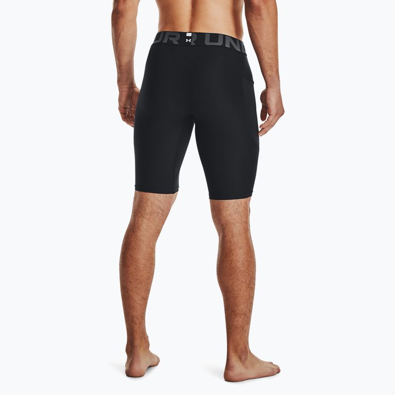 Pánské kraťasy  Under Armour HG Armour Long Shorts black/white 3