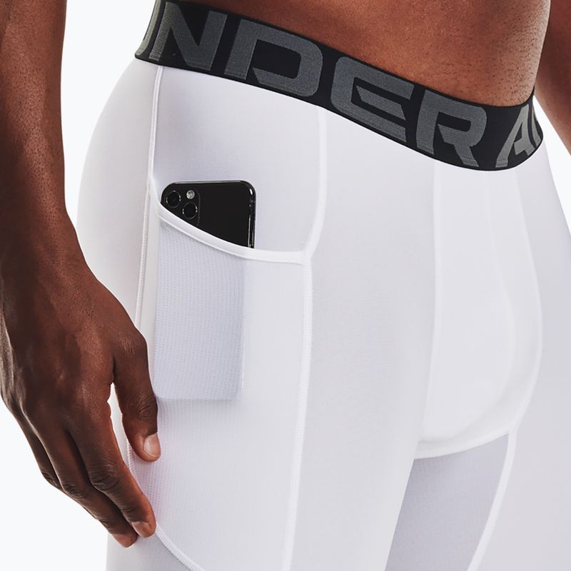 Pánské šortky  Under Armour HG Armour Long Shorts white/black 4