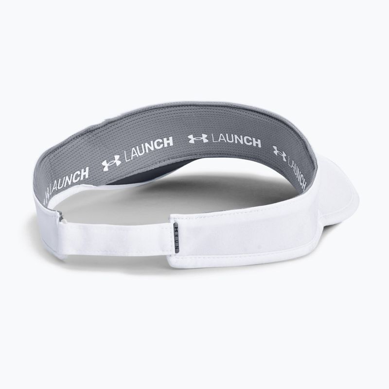 Pánská kšiltovka Under Armour Isochill Launch Run Visor 100 White UAR-1361563100 7