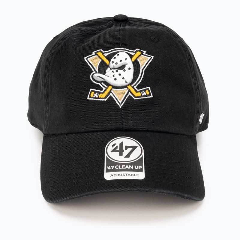 47 Značka NHL Anaheim Ducks CLEAN UP baseballová čepice černá 4