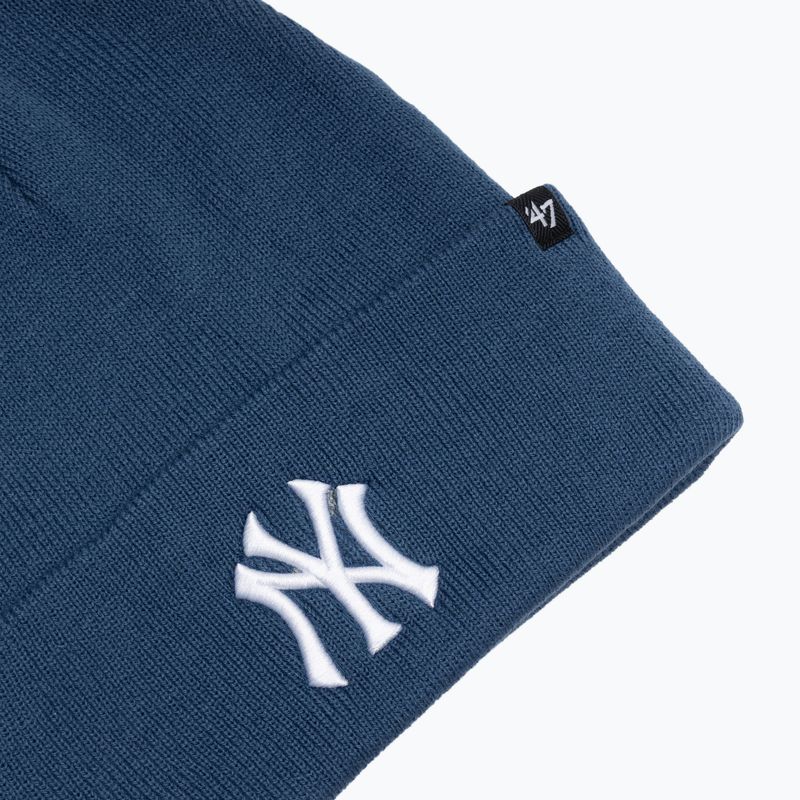 Zimní čepice 47 Brand MLB New York Yankees Haymaker timber blue 3