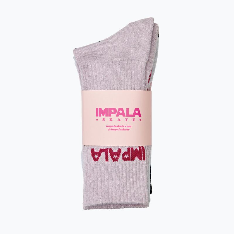 Dámské ponožky IMPALA Skate 3 páry sparkle 3