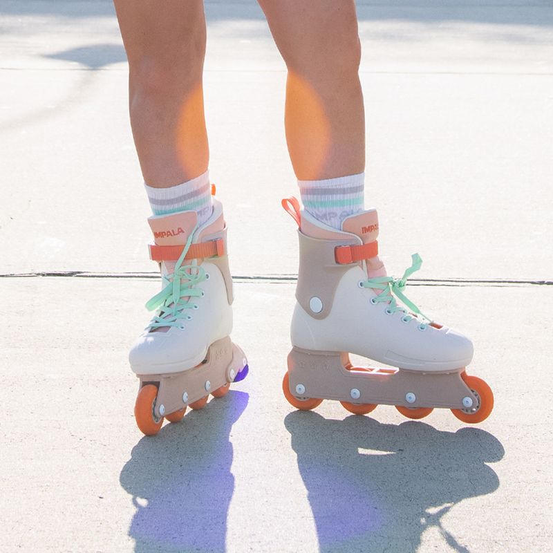 Dámské brusle IMPALA Lightspeed Inline Skate bílo-béžove IMPINLINE1 14