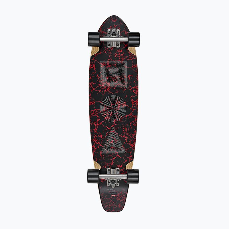 Globe All-Time červený mramorový stack longboard 3