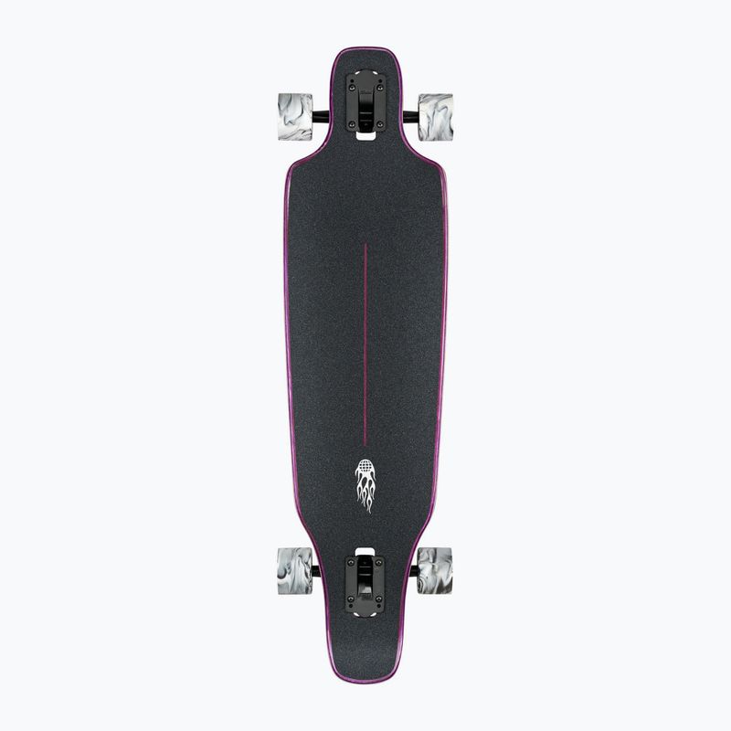 Longboard Globe Outlier purple flames longboard 2