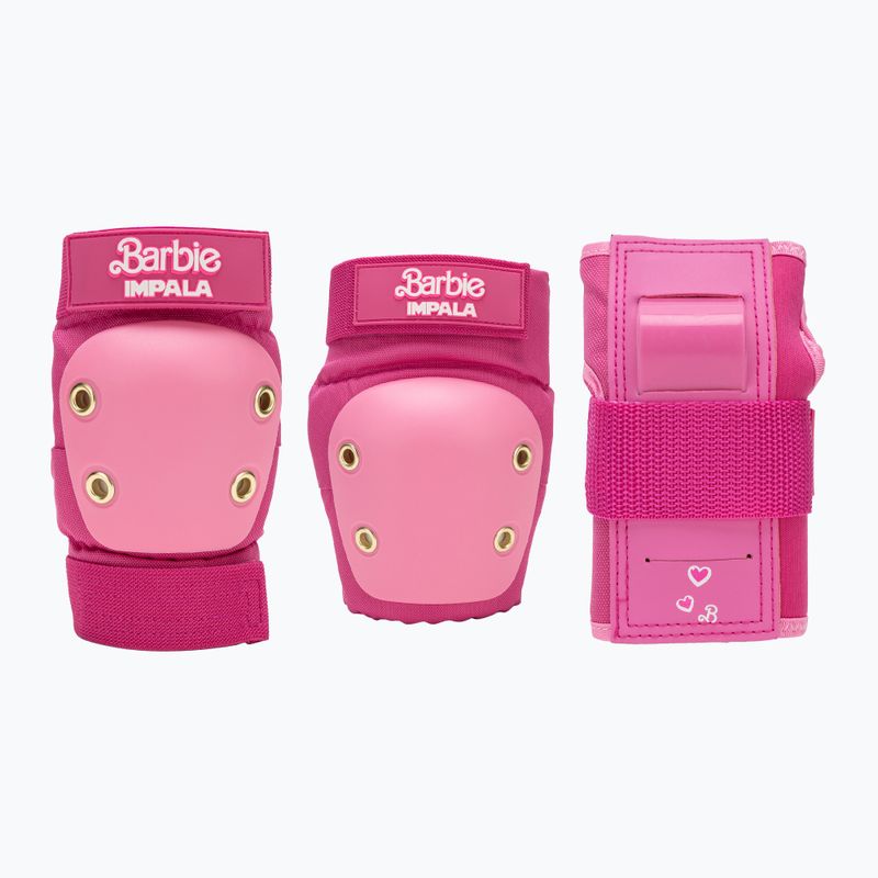 Sada dětských chráničů IMPALA Protective barbie pink