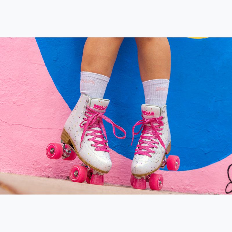 Dámské kolečkové brusle IMPALA Quad Skate confetti 7
