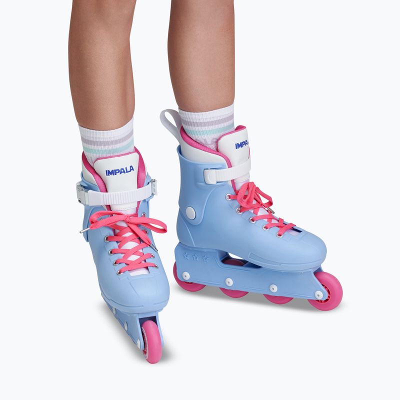 Dámské kolečkové brusle IMPALA Lightspeed Inline Skate blue raspberry 7